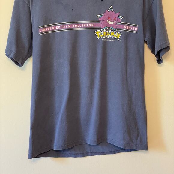 Pokémon L Gengar blue purple Limited Edition Collectors #89 Gengar t-shirt - Picture 3 of 8